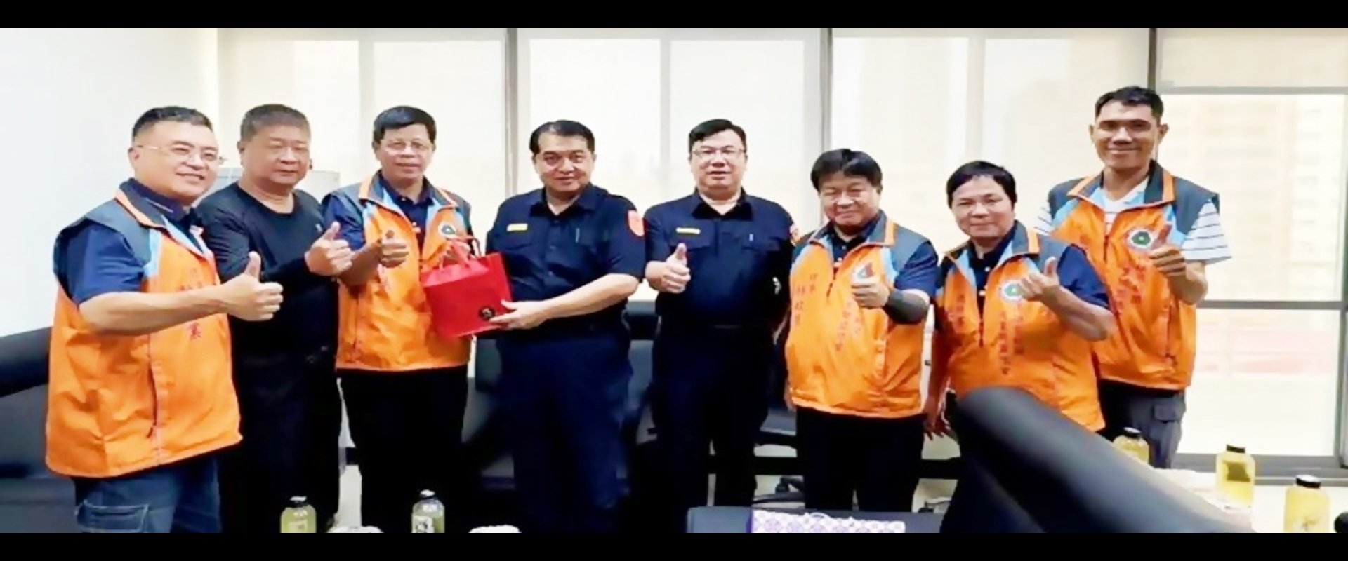 113/07/18拜會三民一分局 攜手反詐宣導維護治安